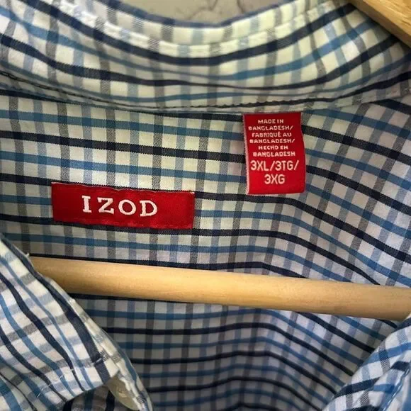 3XL | IZOD Button Down Shirt Men’s Size 3XL - Picture 3 of 6